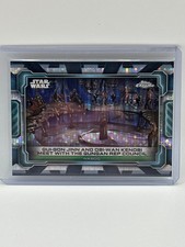 2024 Star Wars Hyperspace Qui-Gon Jinn & Obi-Wan Gungan Rep Council Pulsar #/99