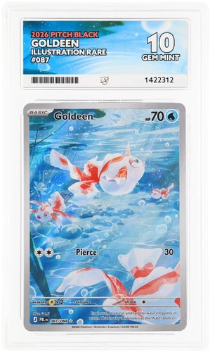 ACE 10 Goldeen 087/084 2026 Pitch Black Illustration Rare Perfect Subs