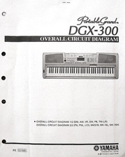 Schema circuito generale originale Yamaha per DGX-300 portatile Grand.