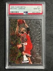 Fleer 1996-97 Metal Michael Jordan #11 PSA 10 Chicago Bulls NBA Card