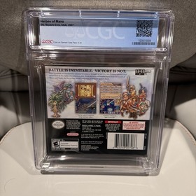 Heroes of Mana DS CGC 9.9 A++ Sealed Y-Fold Square Enix 2007, Rare Graded Copy