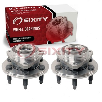 2 pc Sixity Rear Wheel Bearing Hub Assembly for 2010-2016 Cadillac SRX ep