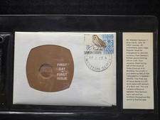 First Day First Issue Coin And Stamp 1967 Western Samoan Sene (cent)