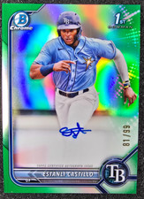 2022 Bowman Chrome 1st Green Refractor AUTO /99 Estanli Castillo #CPA-EC