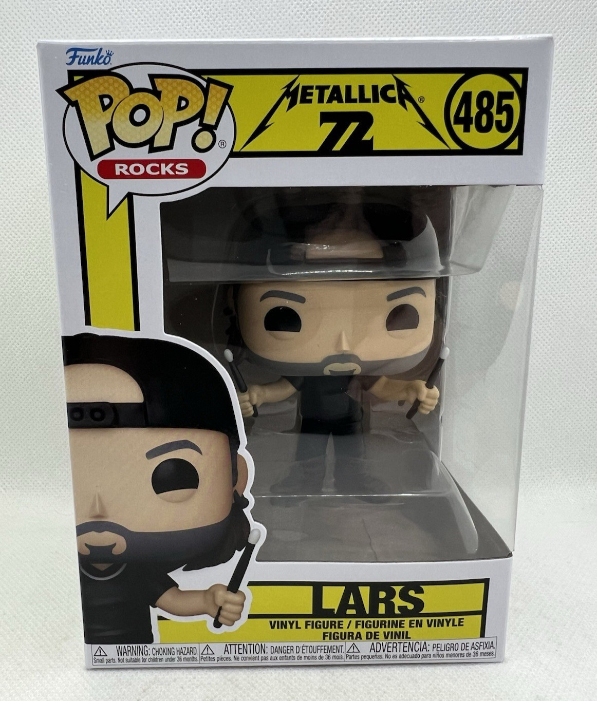 Funko POP! Rocks Metallica 72 Lars #485 Vinyl Figure - Image 3