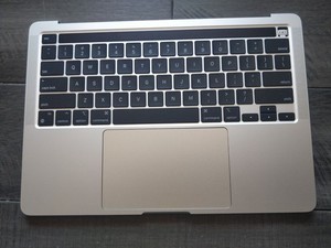 Apple Macbook Pro 13 inch ,M1,  A2338 Keyboard, Touchpad Assembly, Silver