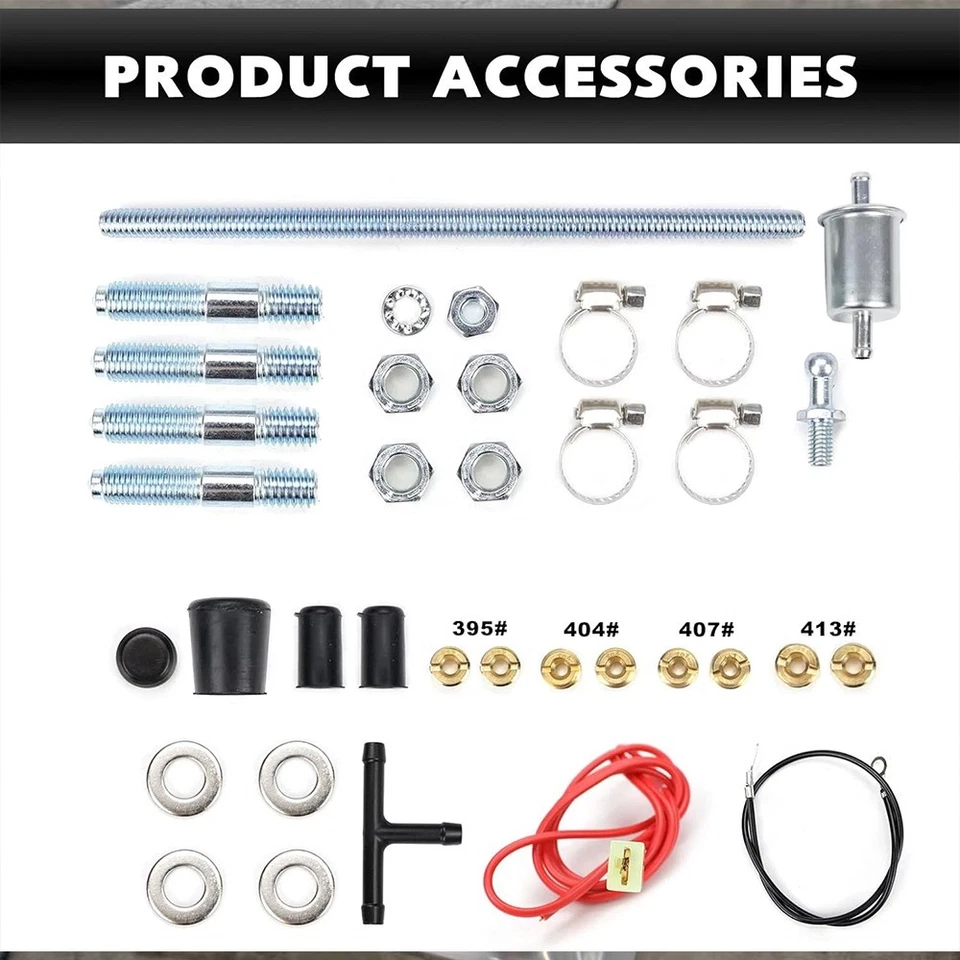 FOR Edelbrock 1406 Performer 600 CFM 4 BBL Barrel Carburetor with Electric Choke Foto 4 de 4