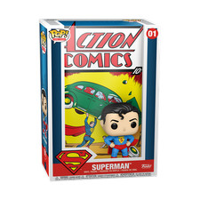 DC Action Comics Funko POP Comic Cover Vinile Figura Superman 9 cm Scatola Rovin