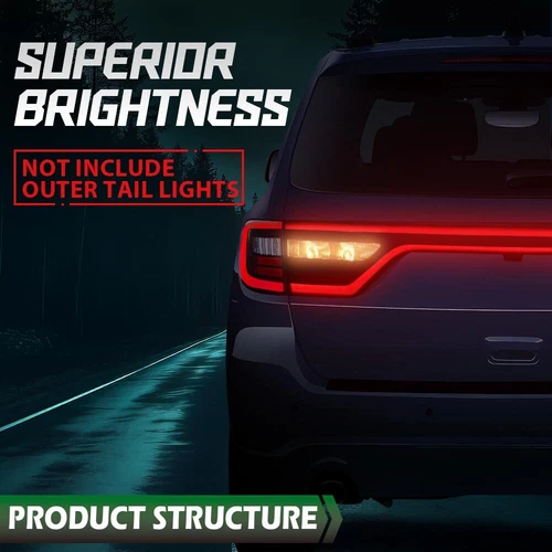 68453659AA Tail Light For Dodge Durango 2014-2022 Liftgate Lamp w/ Camera Hole - Picture 21 of 24