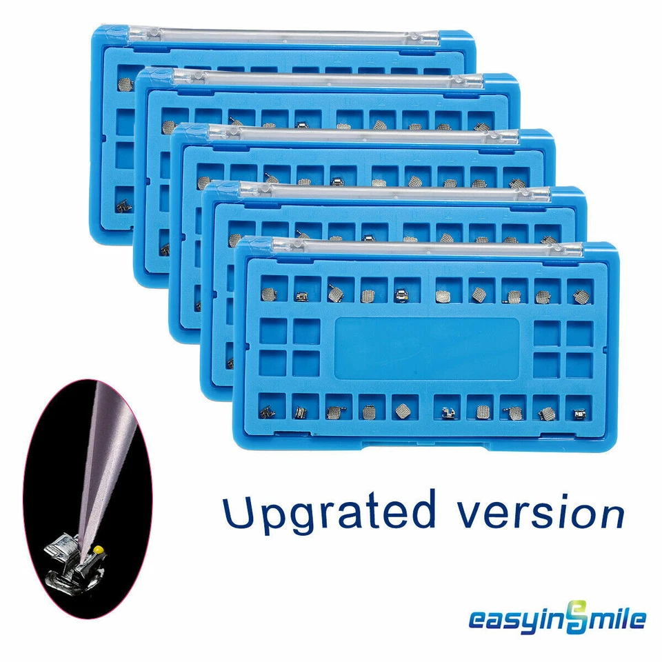 Mini brackets autoligables de ortodoncia metal dental ROTH/MBT 022 paquete de 5  Foto 3 de 4