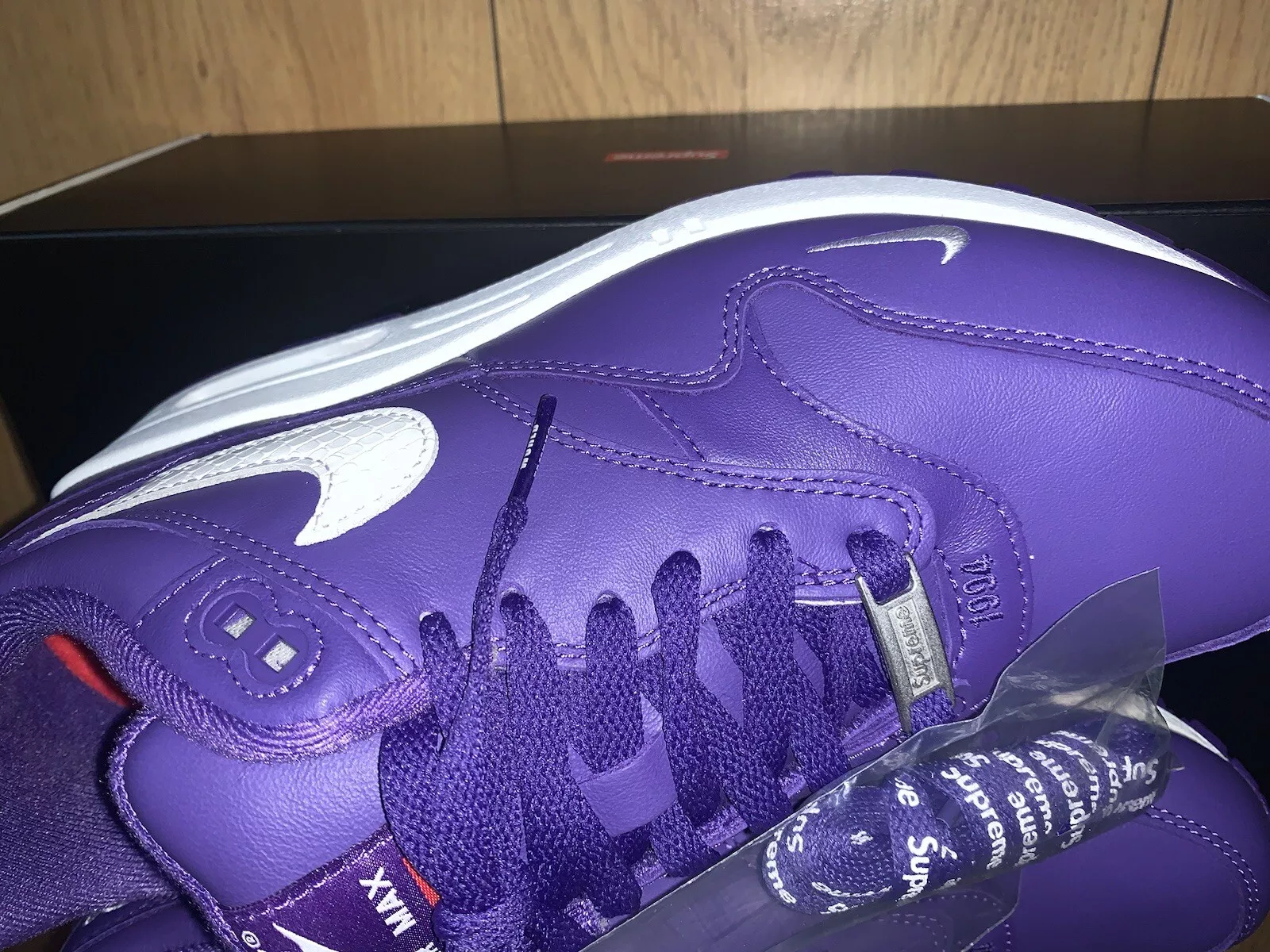 Supreme X Nike Air Max 1 Noir   UK 7,5   Neuf   En Main ✅??