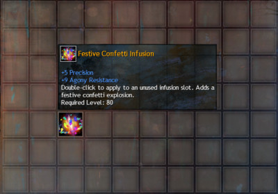Festive Confetti Infusion - Delivery EU/NA for Guild Wars 2 GW2