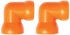 (2) 3/4" 90° Elbow Fittings Loc-Line® USA Original Modular Hose System #61515
