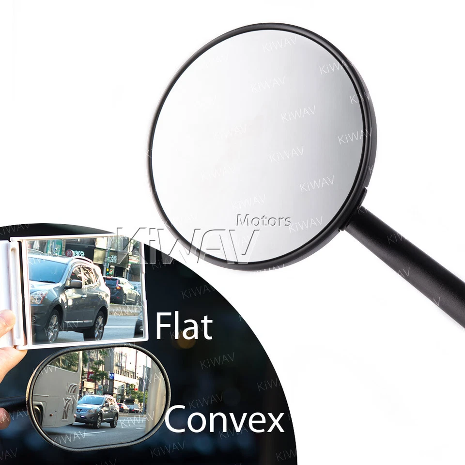 mirror Missie matte black stem + black belt 8mm for Suzuki A50 AC50 AS50 TS50 90 - Imagem 3 de 4