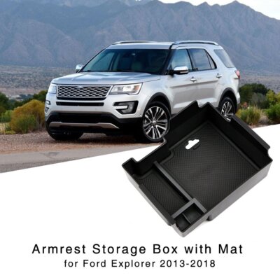 Auto Armlehne Aufbewahrungsbox für Ford Explorer 2013 2014 2015 2016 2017 2018