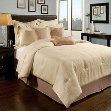 Ivory Coast Monochromatic Animal Print Modern Comforter Set Bedding