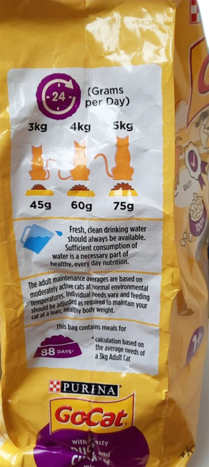Go Cat Chicken & Duck Complete Dry Adult Cat Food Biscuits Large 4kg By