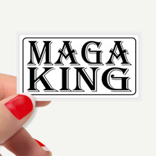 "MAGA KING" 25-250 Bulk Stickers IMPEACH Anti Joe Biden Sucks Prank Gag Decal