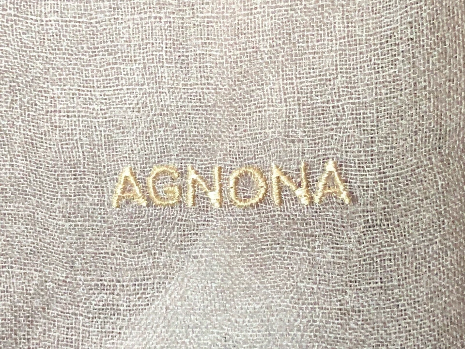 Bufanda mediana Agnona Nuvola 100 % cachemir Italia Foto 2 de 4