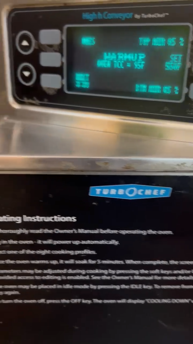 TURBOCHEF HHC 1618 HIGH SPEED CONVEYER OVEN PIZZA, WINGS
