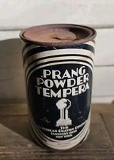 Vtg Prang Powder Tempera Tin The American Crayon  Company Sandusky OH NY Art @