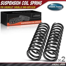 2x Front Coil Springs for Chevrolet Chevelle 1969-1972 Olds Cutlass Pontiac GTO