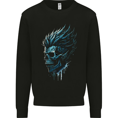 Mohawk Skull Herren Sweatshirt Pullover