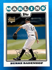 Burke Badenhop 2008 Topps Updates & Highlights #UH165 Florida Marlins RC