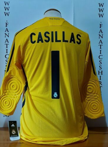 Maillot Gardien Real Madrid 2009-10 Iker Casillas #1 - Taille L, Neuf Sans Emballage (BNWOT)