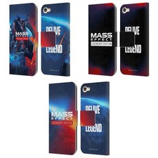 EA BIOWARE MASS EFFECT LEGENDARY GRAPHICS LEATHER BOOK CASE FOR APPLE iPOD TOUCH