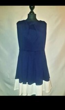 UK Womens Holiday Party Casual Dress Ladies Short Sleeve Midi Dresses Plus Size