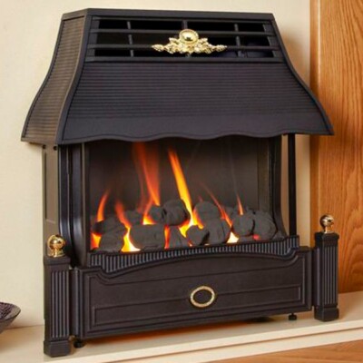 Flavel Emberglow Kaminofen raumluftunabhängig 270 mm x 102 mm (Seitenwand)