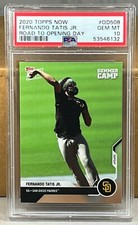 2020 TOPPS NOW Road Opening Day #OD508 FERNANDO TATIS JR. PSA 10 GEM MINT PADRES