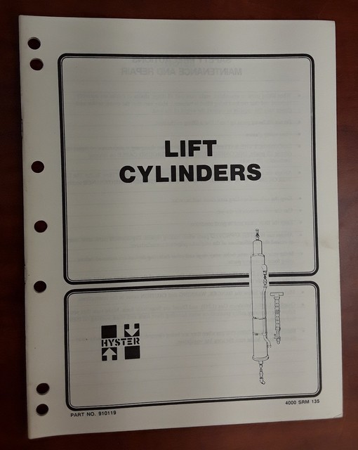 Lift Cylinders Hyster Manual 4000 SRM 135 eBay