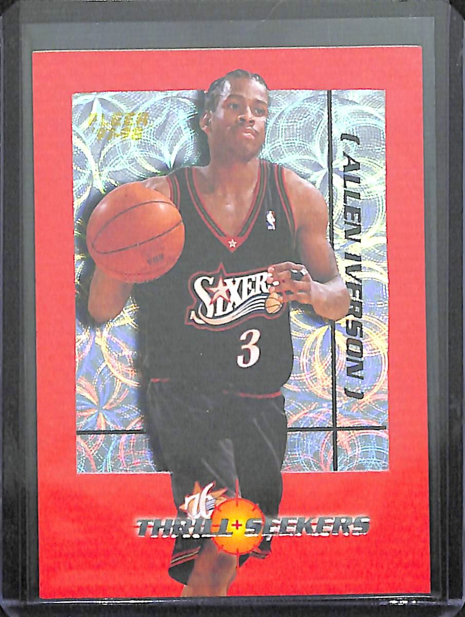 1997-98 Fleer Basketball Thrill Seekers #6 Allen Iverson | eBay
