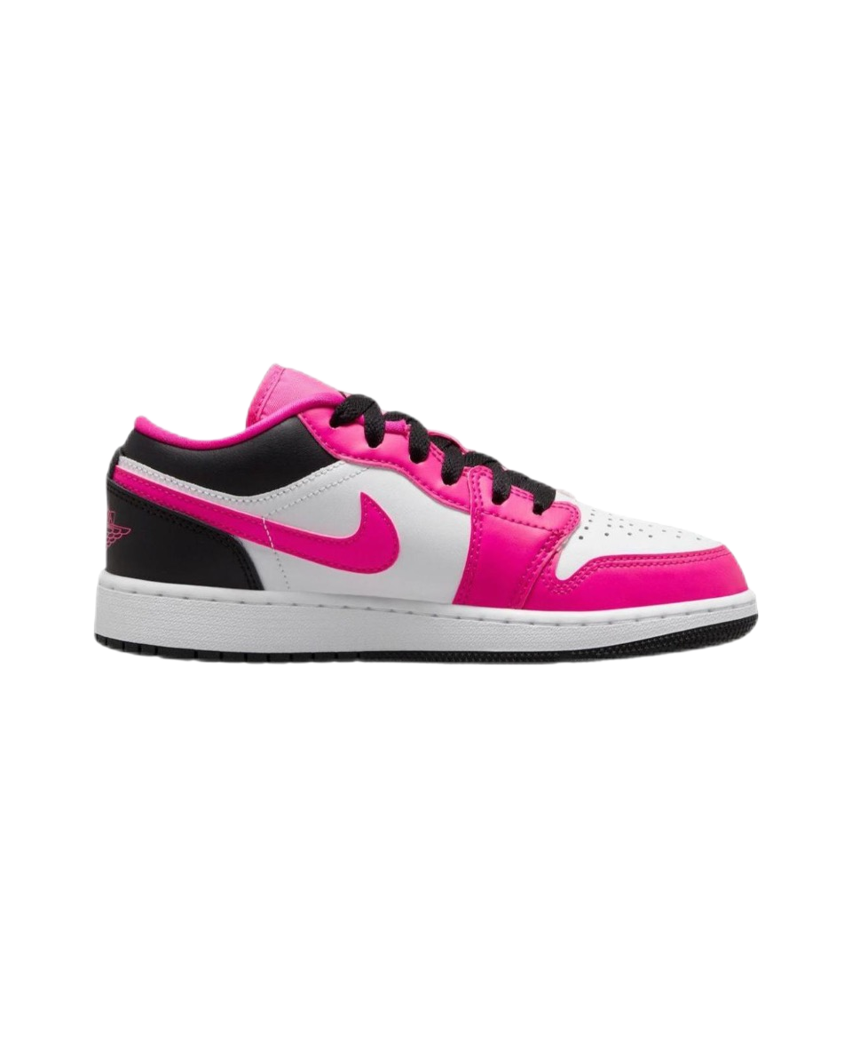 エアジョーダンpinkローカット Nike Air Jordan 1 Low Fierce Pink Black White GS 5.5Y