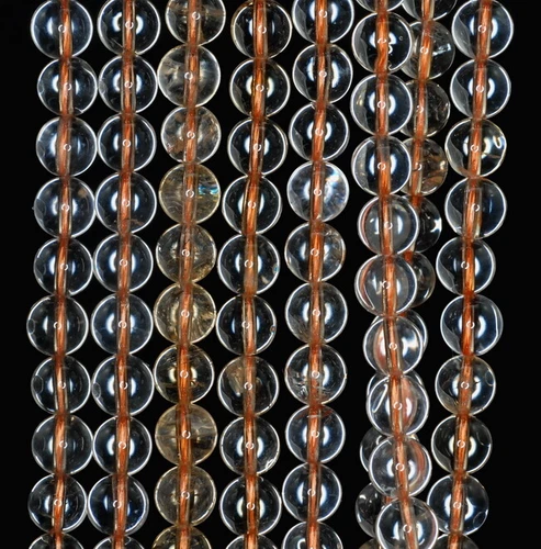 7 mm Hell Klar Citrin Edelstein Grd AA Rund 15,5 Zoll (90189284-678) - Bild 4 von 4