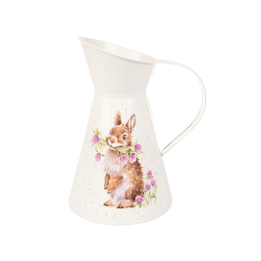 Wrendale Designs Rabbit Floral Design Flower Jug Kitchen and Dining Decoration