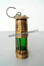 Vintage Antique Nautical Maritime Solid Brass Oil Lamp Marine Collectible Gift