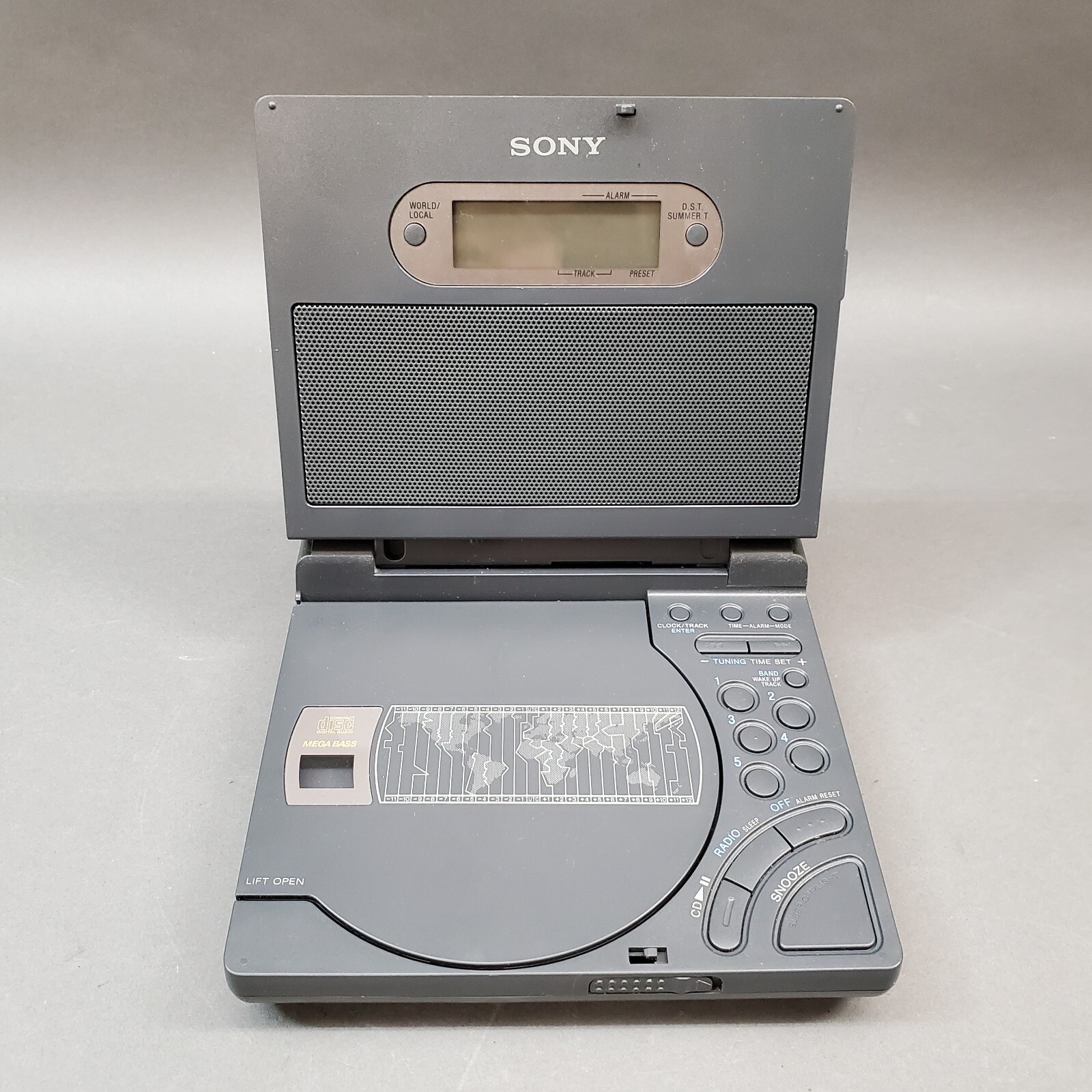 Vintage Sony ICFCD1000 AM/FM CD Clock Radio Tested Working eBay