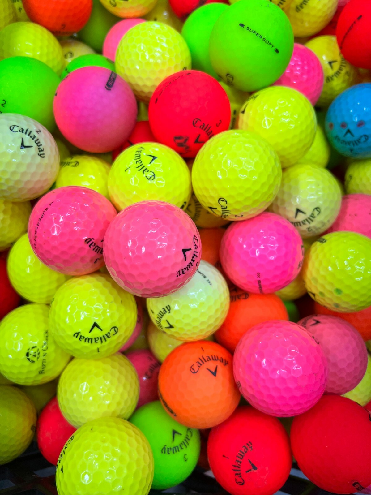 Callaway Colored Supersoft.... 15 Premium AAA Used Golf Balls eBay