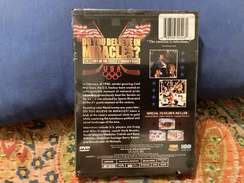 DO YOU BELIEVE IN MIRACLES? SEALED DVD,1980 US OLYMPIC HOCKEY TEAM/ FREE POSTAGE - Imagen 5 de 6