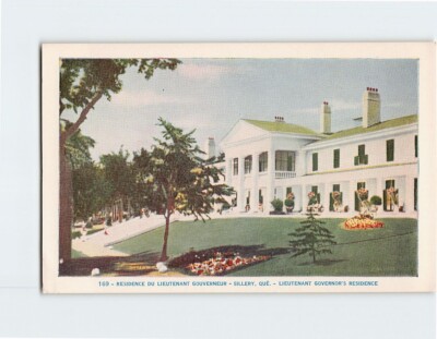 Postcard Lieutenant Governor's Residence Sillery Quebec Canada North America