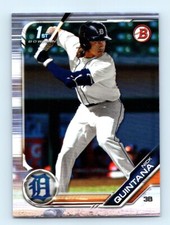 2019 Bowman Draft Nick Quintana Detroit Tigers #BD-105 1st Bowman