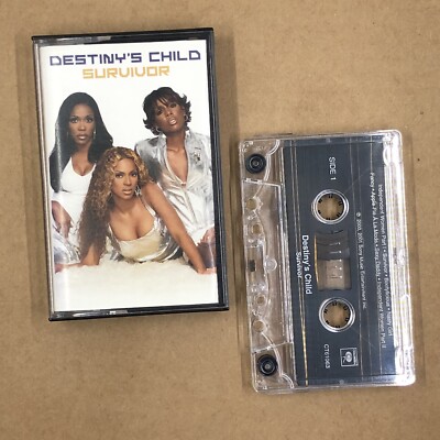 DESTINYS CHILD Cassette Tape Hip Hop R&B SURVIVOR BOOTYLICIOUS BEYONCE