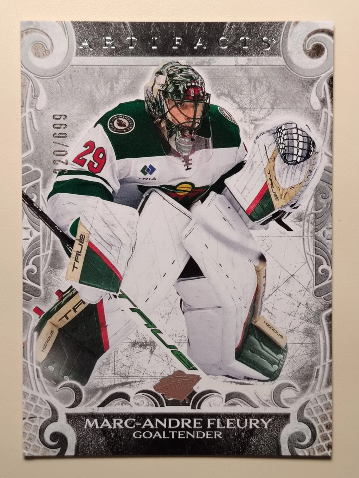 2024-25 UPPER DECK ARTIFACTS HOCKEY MARC-ANDRE FLEURY SILVER 320/699 #120 PF