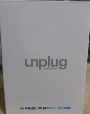 Unplug Meditation White Essential Oil Diffuser New in Box w/Happy Oil  MSRP $55