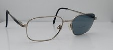 Vintage Charmant CH8111 Silver Oval Titanium Sunglasses Japan FRAMES ONLY