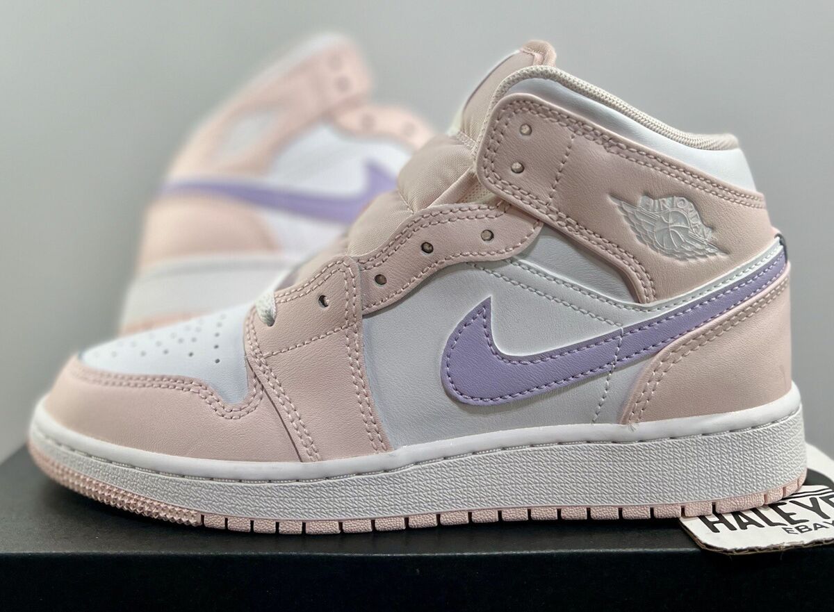 Nike Air Jordan 1 Mid GS 'Pink Wash/Violet' | Grade Sizes Nike Air Jordan 1 Mid GS 'Pink Wash/Violet' | Grade Sizes