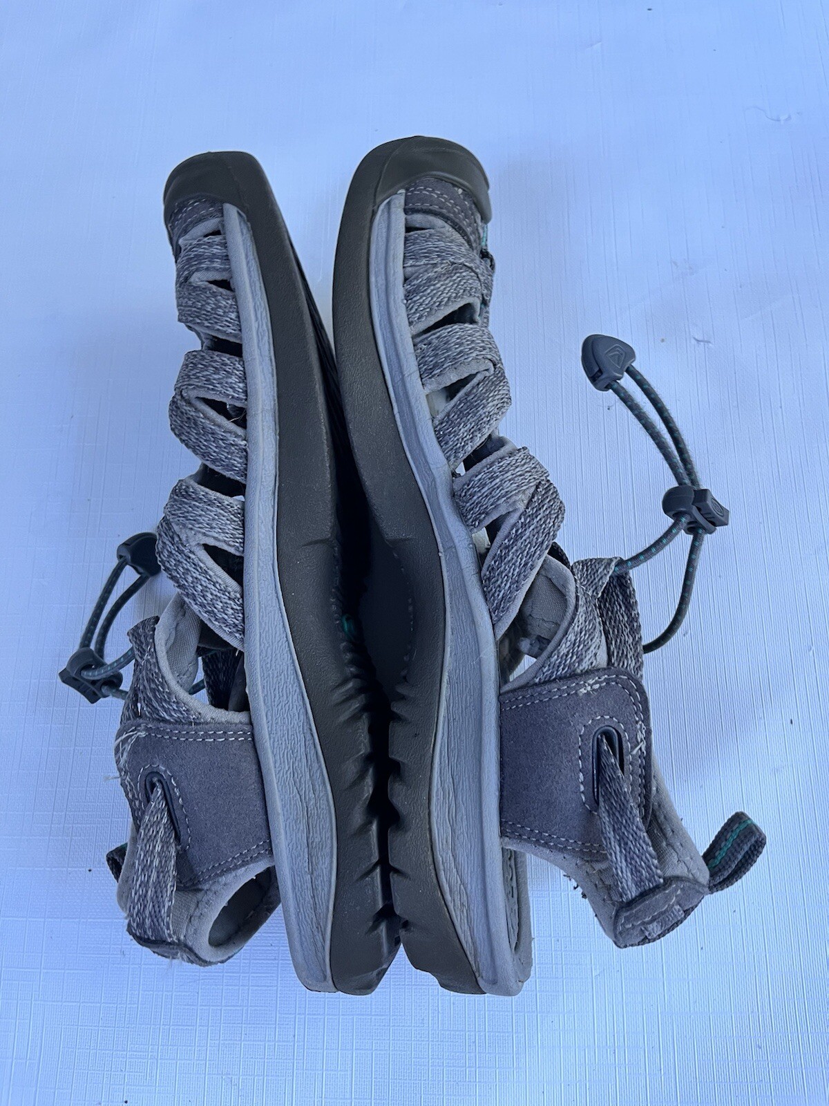 Sandali sportivi da trekking Keen grigio e blu acqua da donna taglia 7 5